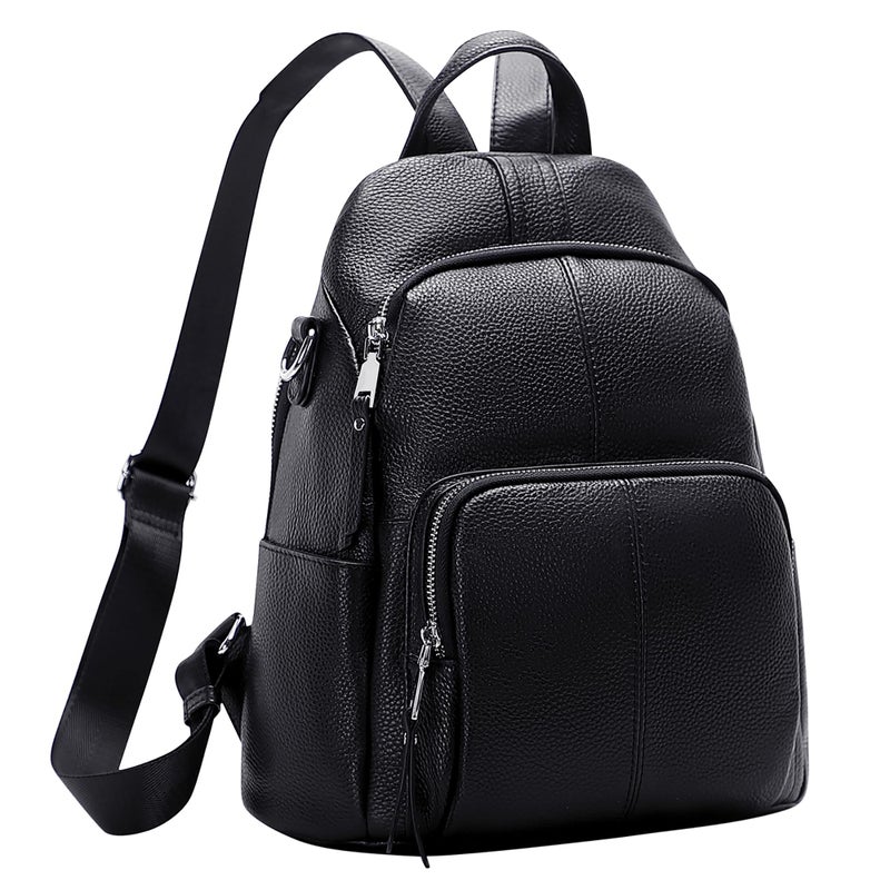 ALTOSY Soft Leather Backpack Purse For Women -theft Backpacks Versatile Shoulder BagÃ¯Â¼Ë†S81 BlackÃ¯Â¼â€° - Image 2